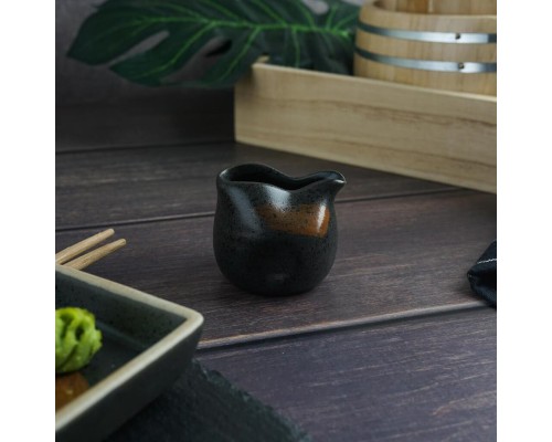 Соусник молочник 30 мл 5,1*5,2 см h4,5 см Dark Matt Panasia P.L. Proff Cuisine [1]