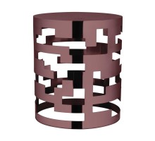Подставка фуршетная стойка d 21 см h25,5 см круглая Brown Cutouts металл P.L. Hotelware