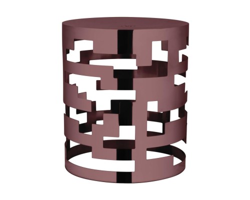 Подставка фуршетная стойка d 21 см h25,5 см круглая Brown Cutouts металл P.L. Hotelware