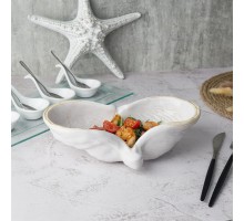 Салатник 325 мл 24,5*16 см h7 см Gray Shell Frutti di Mare P.L. [1]