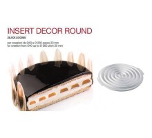 Форма кондитерская Silikomart INSERT DECOR ROUND, d 26 см, h 2 см, силикон, Италия