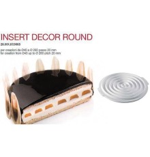 Форма кондитерская Silikomart INSERT DECOR ROUND, d 26 см, h 2 см, силикон, Италия