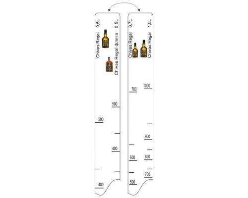 Барная линейка Chivas Regal (500мл/700мл/1л) / фляга (500мл), P.L. Proff Cuisine