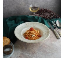 Тарелка глубокая 550 мл d 27 см h6,2 см изогнутый борт для пасты, для супа Antico By Bone [6]