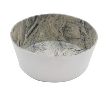 Салатник 2800 мл d 24 см h10 см круглый Streamer Grey пластик меламин P.L. Proff Cuisine