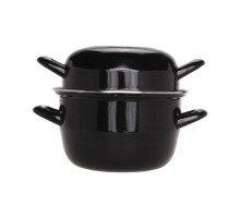 Кастрюля для мидий 0,85 л черная d 13,4/12,4 см h15 см P.L.
