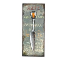 Картина "Knife" 60*25*4,5 см