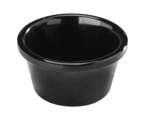 Соусник  70 мл d 7 см h3,7 см круглый пластик черный P.L. Proff Cuisine