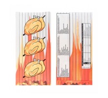 Пакет для половины курицы-гриль, 13+7,5*28 см, жиронепроницаемый, t -40С/+100C, 100 шт,