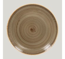 Тарелка RAK Porcelain Twirl Alga плоская 29 см