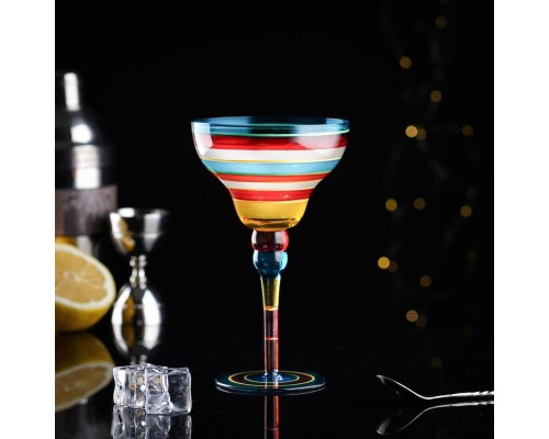Рюмка коктейльная 340 мл "Rainbow" d 10,6 см h18 см Cocktail Week P.L. [6]