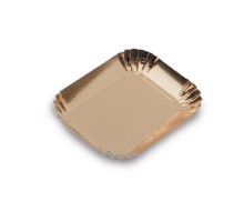 Подложка золотая 9,5*5 см, картон, 100 шт