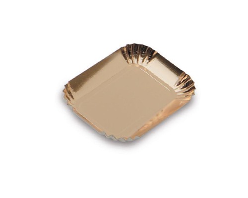 Подложка золотая 9,5*5 см, картон, 100 шт