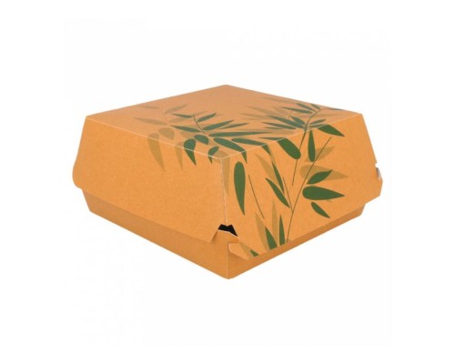 Коробка Feel Green для бургера, 17*17*8 см, картон, 50 шт/уп, Garcia de PouИспания