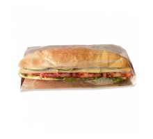 Пакет Panorama для сэндвича с окном 14+6*23 см, крафт-бумага, 250 шт/уп, Garcia de Pou