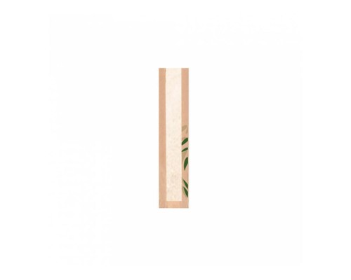 Пакет Feel Green для хлеба с окном 9+4*35 см, крафт-бумага 36 г/см2, 500 шт/уп, Garcia d