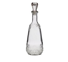 Графин 0,5 л штоф с крышкой "Классик" d 8,8 см h26,5 см стекло Россия [6]