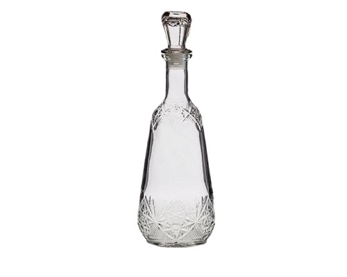 Графин 0,5 л штоф с крышкой "Классик" d 8,8 см h26,5 см стекло Россия [6]