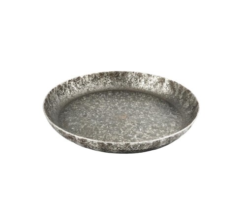 Сковорода для подачи 24 см h2,9 см круглая без ручки "Vintage Blued" углерод. сталь ИНДУКЦИЯ P.L.