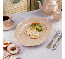 Блюдо овальное 36,5*27,2 см h2,8 см Aristocrat Peach Tea Noble [1]