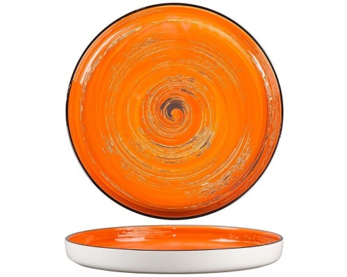 Тарелка с бортом d 28 см h3,1 см Texture Orange Circular P.L. Proff Cuisine [3]