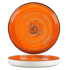 Тарелка с бортом d 23 см h3 см Texture Orange Circular P.L. Proff Cuisine [6]