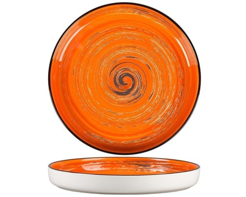 Тарелка с бортом d 23 см h3 см Texture Orange Circular P.L. Proff Cuisine [6]