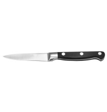 Нож для чистки овощей 10 см кованый Classic черная ручка P.L. Proff Cuisine