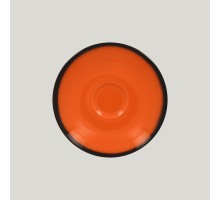 Блюдце RAK Porcelain LEA Orange 17 см, к чашке 81223534 (оранжевый цвет)