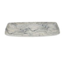 Блюдо 29,4*14,3*3 см прямоуг. Streamer Grey пластик меламин P.L. Proff Cuisine