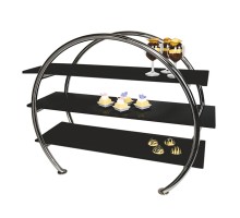 Подставка фуршетная этажерка 3 яруса 69*20 см h69 см нерж/акрил P.L. Hotelware