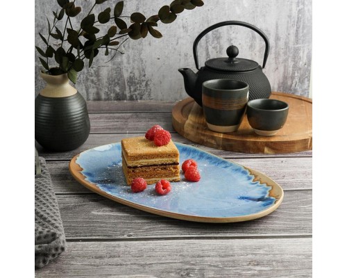 Блюдо овальное 28*18,3 см h2,1 см Blue Panasia P.L. Proff Cuisine [1]