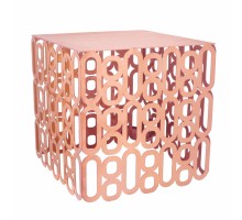 Подставка фуршетная стойка 20,5*20,5 см h20,5 см квадрат Copper перфорация металл P.L. Hotelware