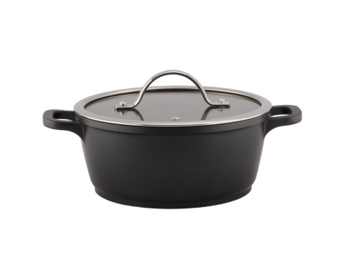 Кастрюля  2,4 л, 21*9 см с крышкой New Kitchen Standard алюм. с антиприг. покрытием ИНДУКЦИЯ P.L.