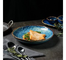 Салатник 700 мл d 25,3 см h5,4 см Aqua Blue P.L. Proff Cuisine [6]