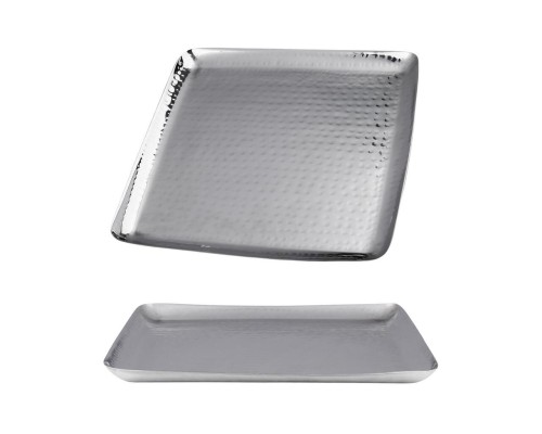 Блюдо квадратное 27*27 см h1,5 см (поднос) Dents нерж. P.L. P.L. Hotelware