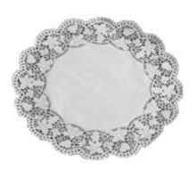 Салфетки резные, 36 см, 100 шт/уп