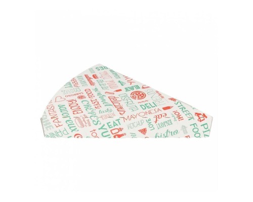 Коробка для 1 куска пиццы Parole, 18*23*3 см, 100 шт/уп. картон, Garcia de PouИспания