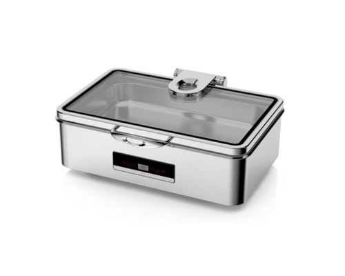 Мармит электрический 9 л 1/1*65 сухой нагрев без воды с откидной крышкой и окном "TERNI" SUNNEX