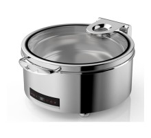 Мармит электрический 6,8 л круглый сухой нагрев без воды с откидной крышкой d36 см "TERNI" SUNNEX
