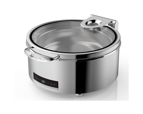 Мармит электрический 6,8 л круглый сухой нагрев без воды с откидной крышкой d36 см "TERNI" SUNNEX