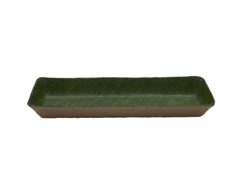 Салатник 2500 мл 53*16,2*6,5 см прямоуг. Green Banana Leaf пластик меламин P.L. Proff Cuisine