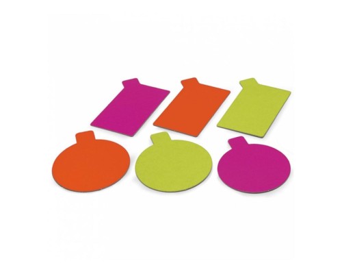 Подложка кондитерская двусторонняя,  8 см, салатовый/фуксия, 200 шт, Garcia de Pou