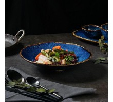 Салатник 620 мл d 21,7 см h5,3 см Aqua Blue P.L. Proff Cuisine [6]