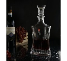 Графин 0,75 л штоф с крышкой Aura h 30 см стекло P.L. - BarWare [1]