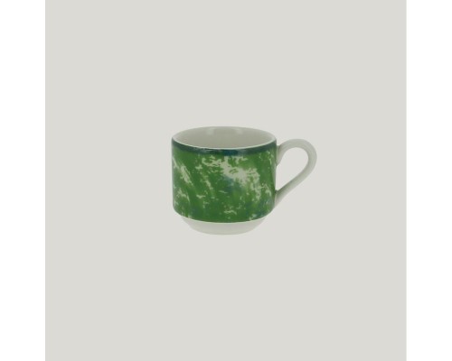 Чашка для эспрессо RAK Porcelain Peppery 90 мл штабелируемая, зеленый цвет