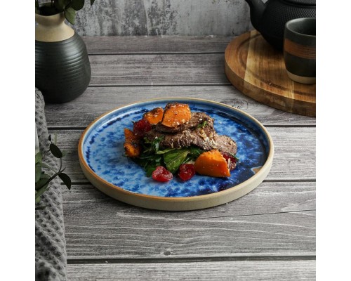 Тарелка с бортом d 21 см h1,6 см Dark Blue Panasia P.L. Proff Cuisine [1]