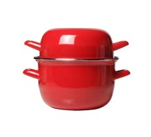 Кастрюля для мидий 2,3 л красная d 20/18,5 см h19 см P.L.