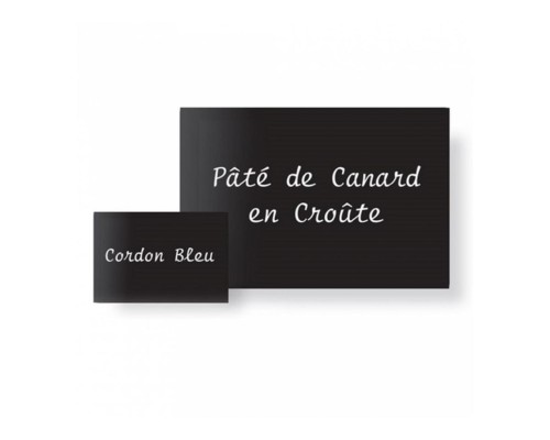 Табличка грифельная 10,2*15,2 см черная набор 50 шт Garcia de Pou