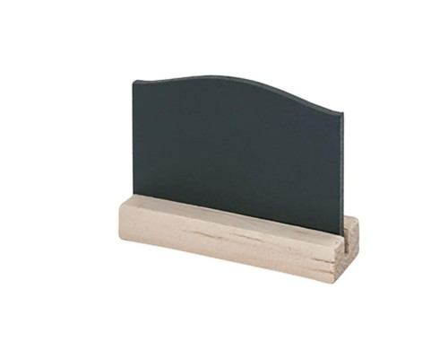 Табличка грифельная 7,5*5 см на подставке набор 4 шт черная Garcia De Pou